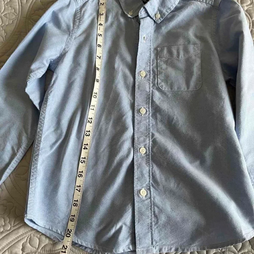 The Children's Place Boys' Long Sleeve Oxford Shirt size 7-8